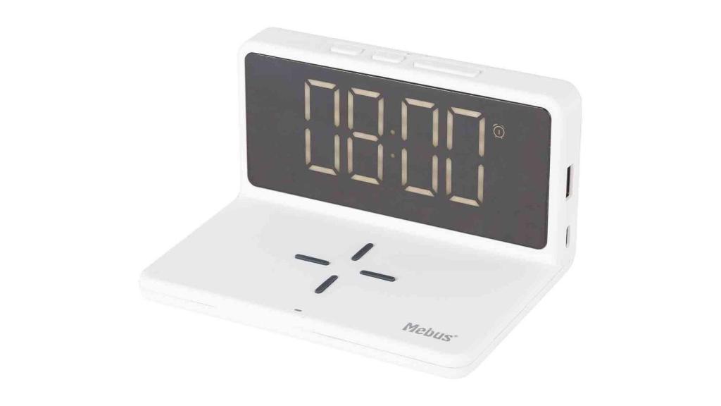 El reloj despertador de Lidl, en color blanco