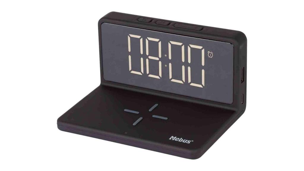 El reloj despertador de Lidl, en color negro