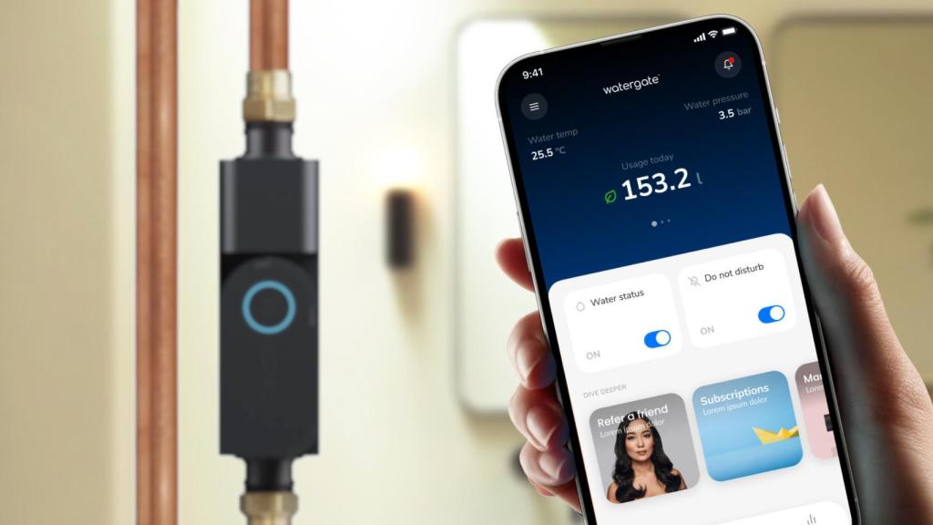 El sistema se puede controlar a través de una app