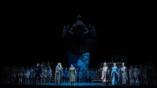 Ópera 'Turandot' representada en el Teatro de la Maestranza de Sevilla.