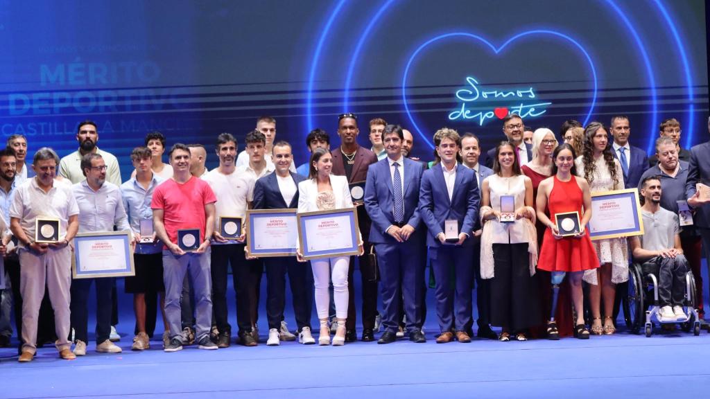 Gala de entrega de reconocimientos al Mérito Deportivo. Foto: JCCM.