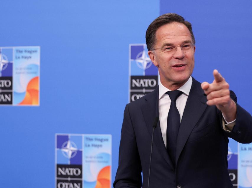 Mark Rutte, el secretario general de la OTAN, en La Haya.