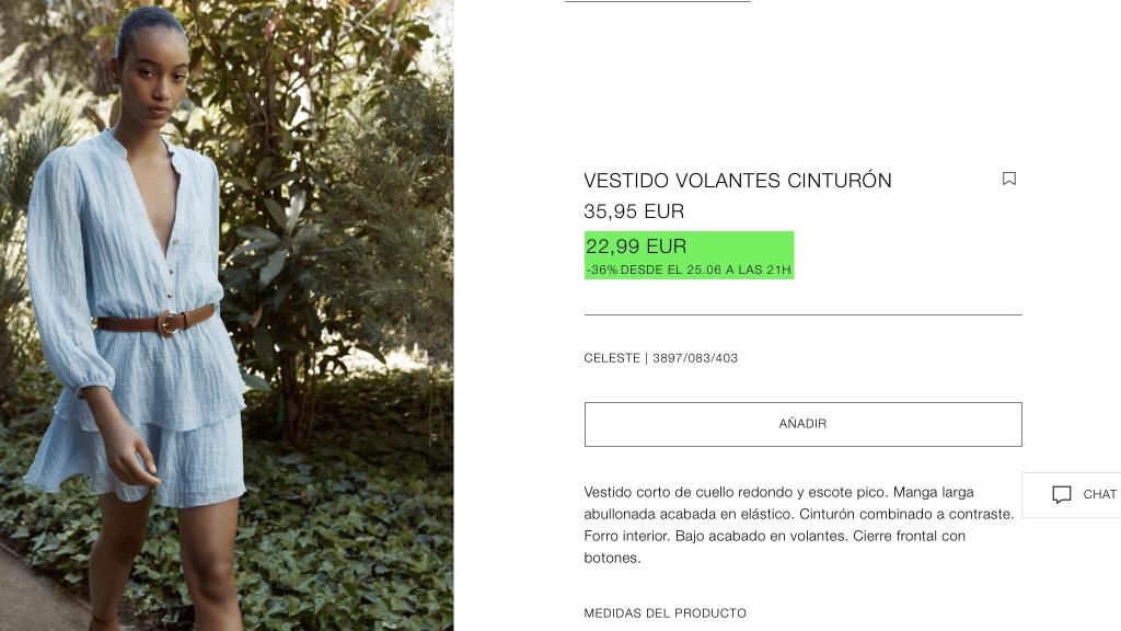 Vestido volantes. Ref. 3897/083/403