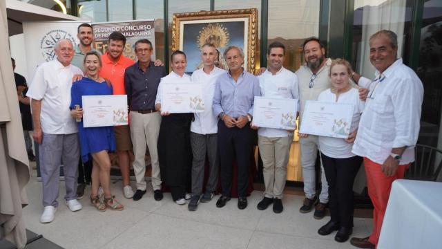 Imagen de los premiados en el concurso de la Academia Gastronómica de Málaga.