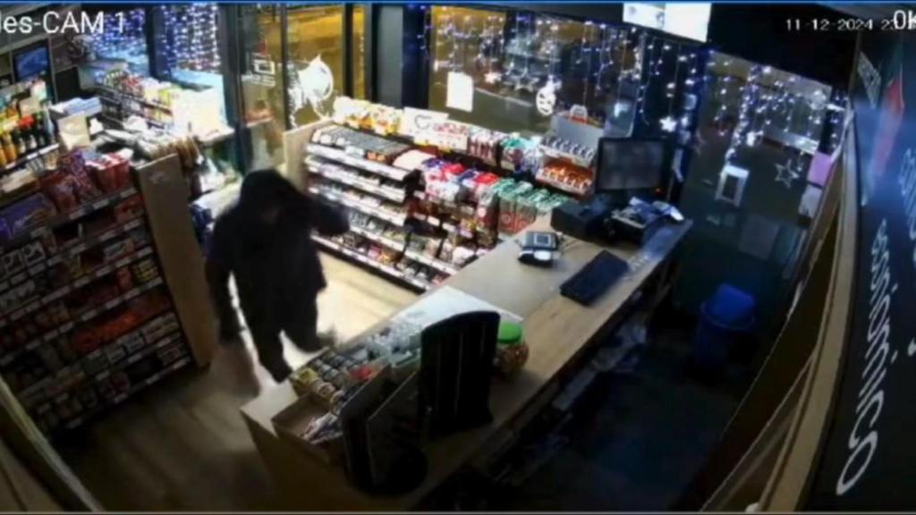 Robo en la gasolinera de la Galuresa en Santiago de Compostela