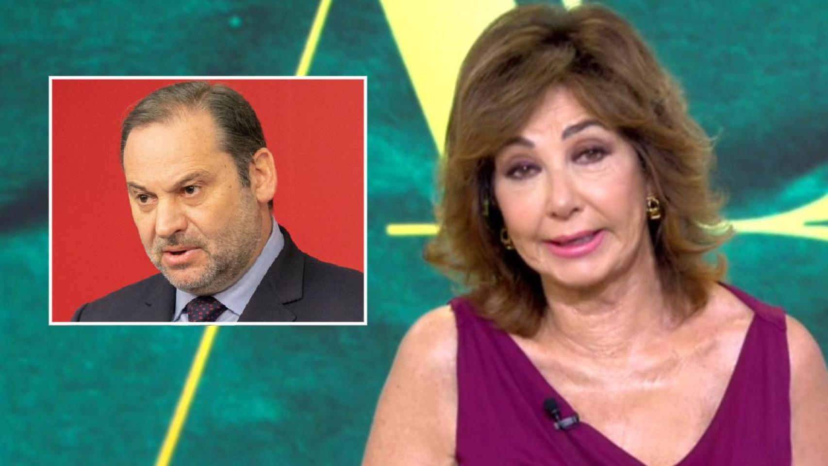 Ana Rosa Quintana y José Luis Ábalos, en un fotomontaje de BLUPER.