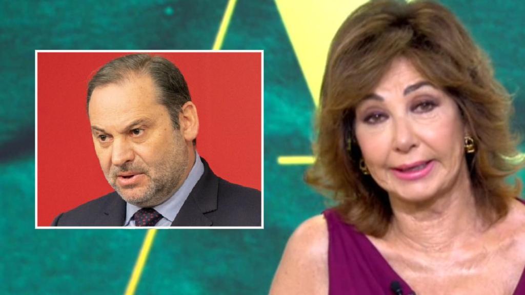 Ana Rosa Quintana y José Luis Ábalos, en un fotomontaje de BLUPER.