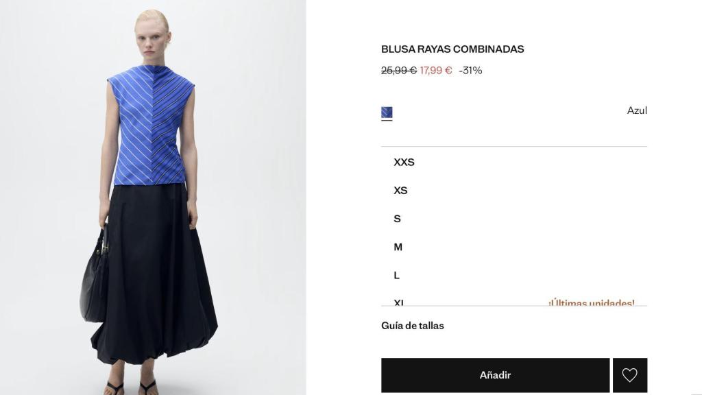Blusa rayas. REF. 87027195