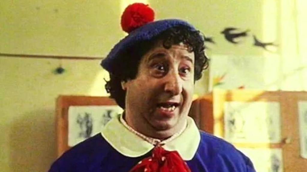 Álvaro Vitali, caracterizado como el travieso Jaimito