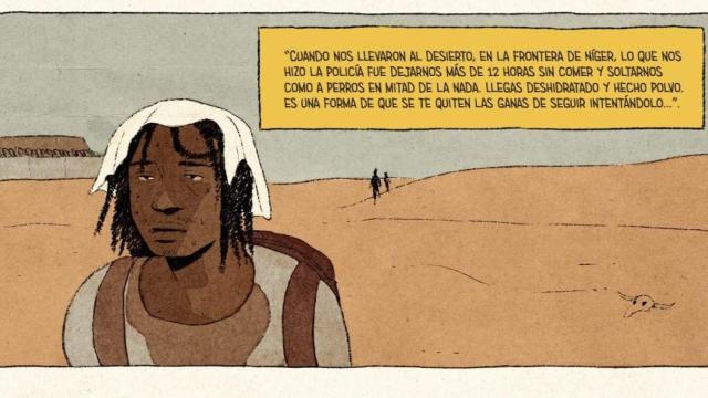 Una de las viñetas de 'Los Nadie', de Sergio Illescas y Mario Paul Martínez.