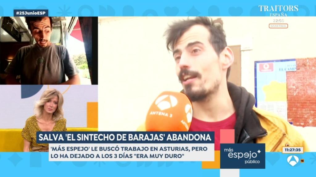 Salvador Méndez y Susanna Griso en 'Espejo Público'.