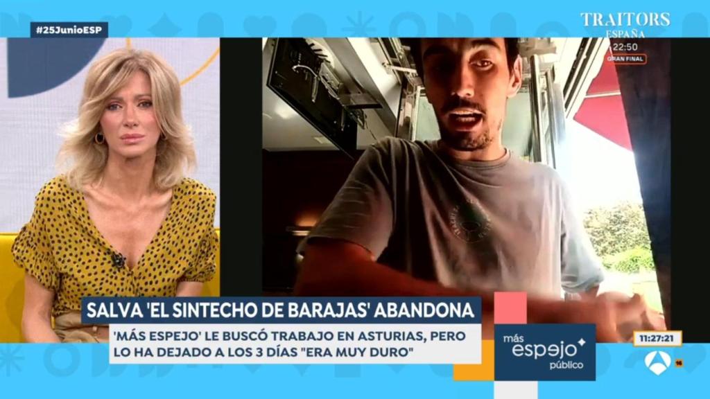 Susanna Griso y Salvador Méndez en 'Espejo Público'.