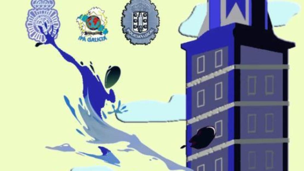 Cartel de la edición 2025 del Campeonato Internacional Ibérico de Fútbol Sala para FF. y CC. de Seguridad