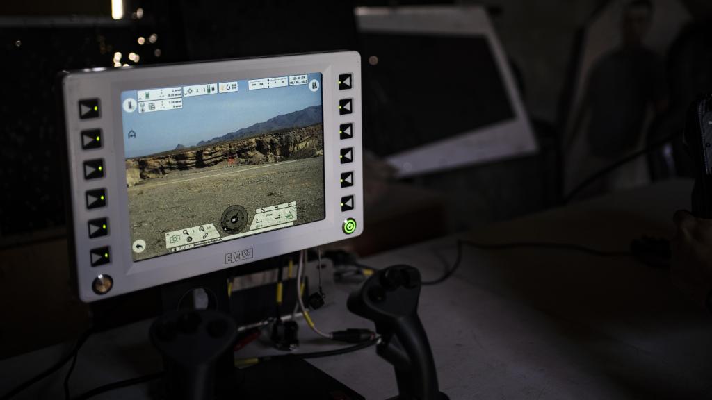 Consola de control de dron