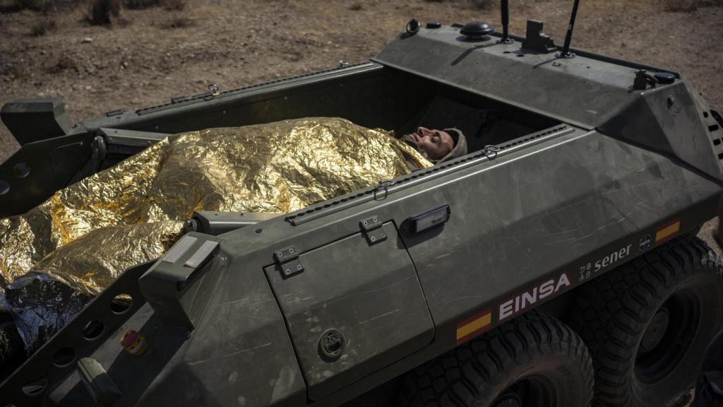 Simulación de evacuación médica en UGV