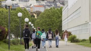 Estudiantes en la Universidade de A Coruña