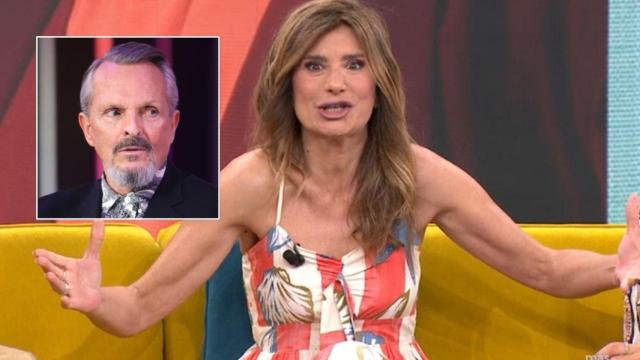 Miguel Bosé y Gema López.