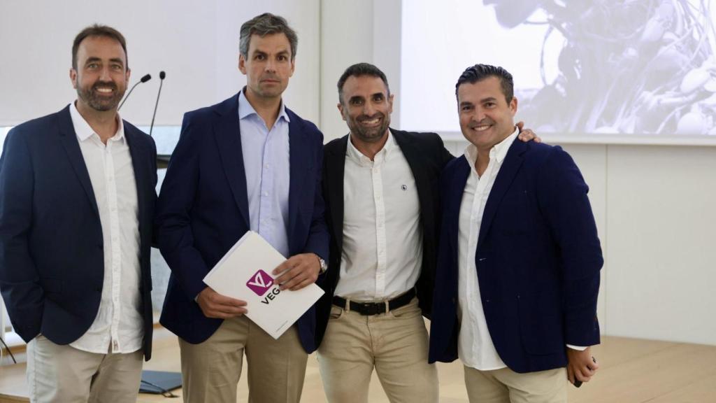 David Calvo Estévez, Manuel Montenegro, Rubén Gardón y Jorge Fernández.