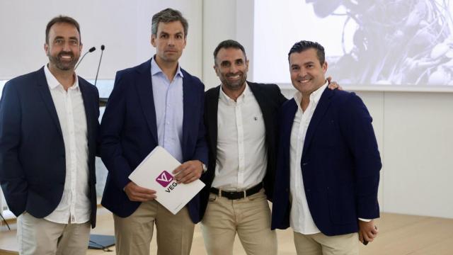 David Calvo Estévez, Manuel Montenegro, Rubén Gardón y Jorge Fernández.