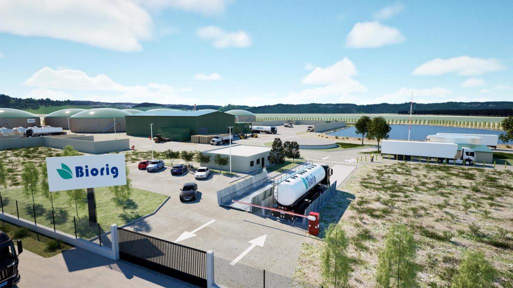 Así se verá la entrada de la planta de Biorig en San Millán de los Caballeros
