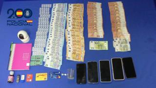 Material intervenido durante la operación