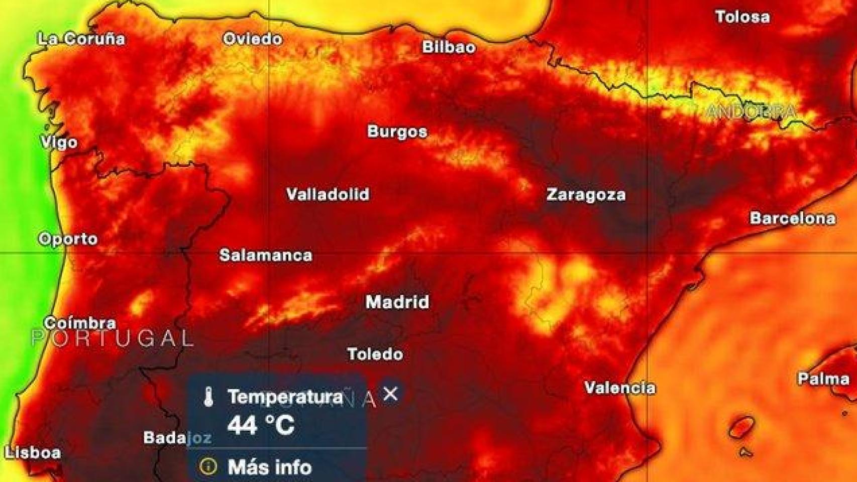 AEMET acaba de lanzar aviso especial por la 1ª ola de calor del verano en España