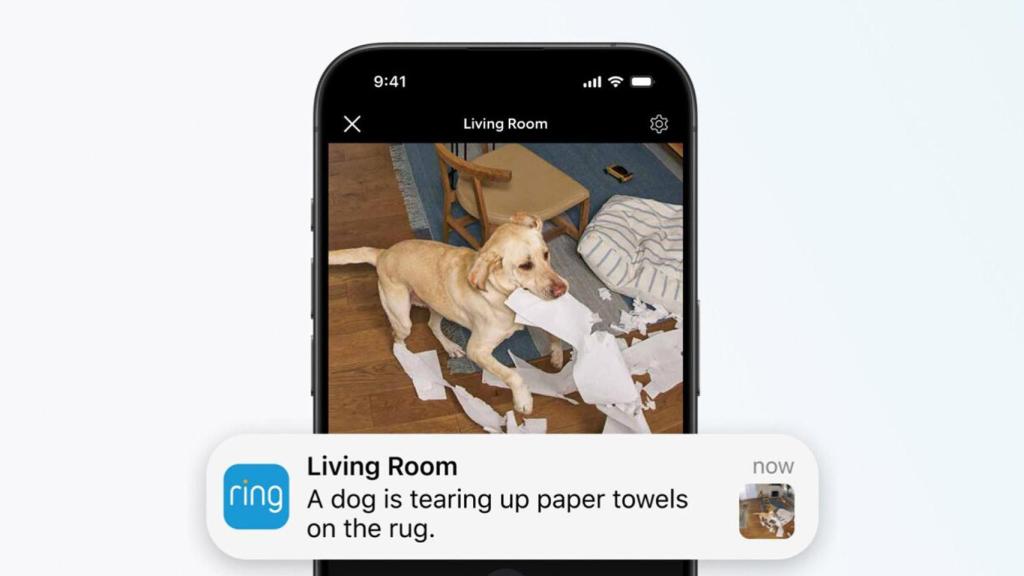 Videodescripciones de IA de Ring.
