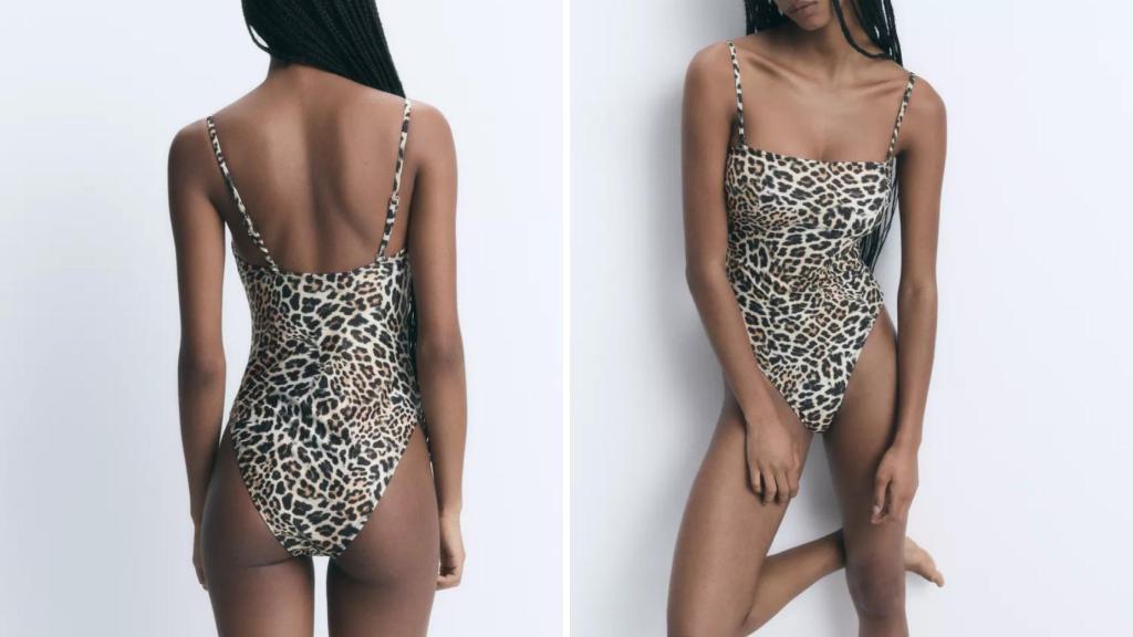 Bañador leopardo Lefties