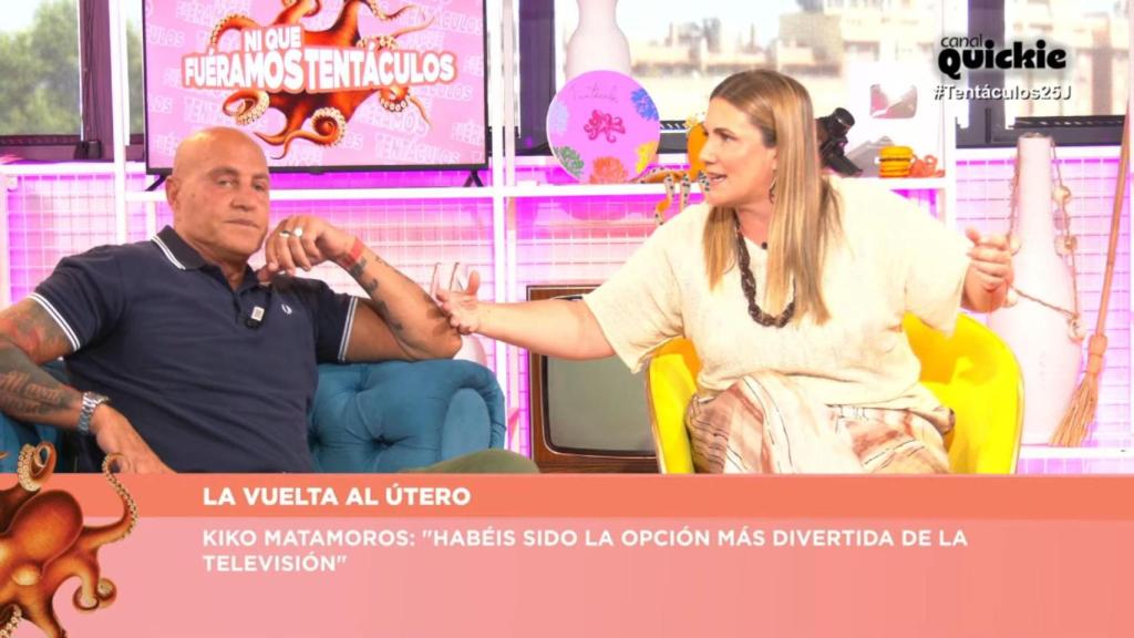 Kiko Matamoros y Carlota Corredera en 'Ni que fuéramos Tentáculos'.