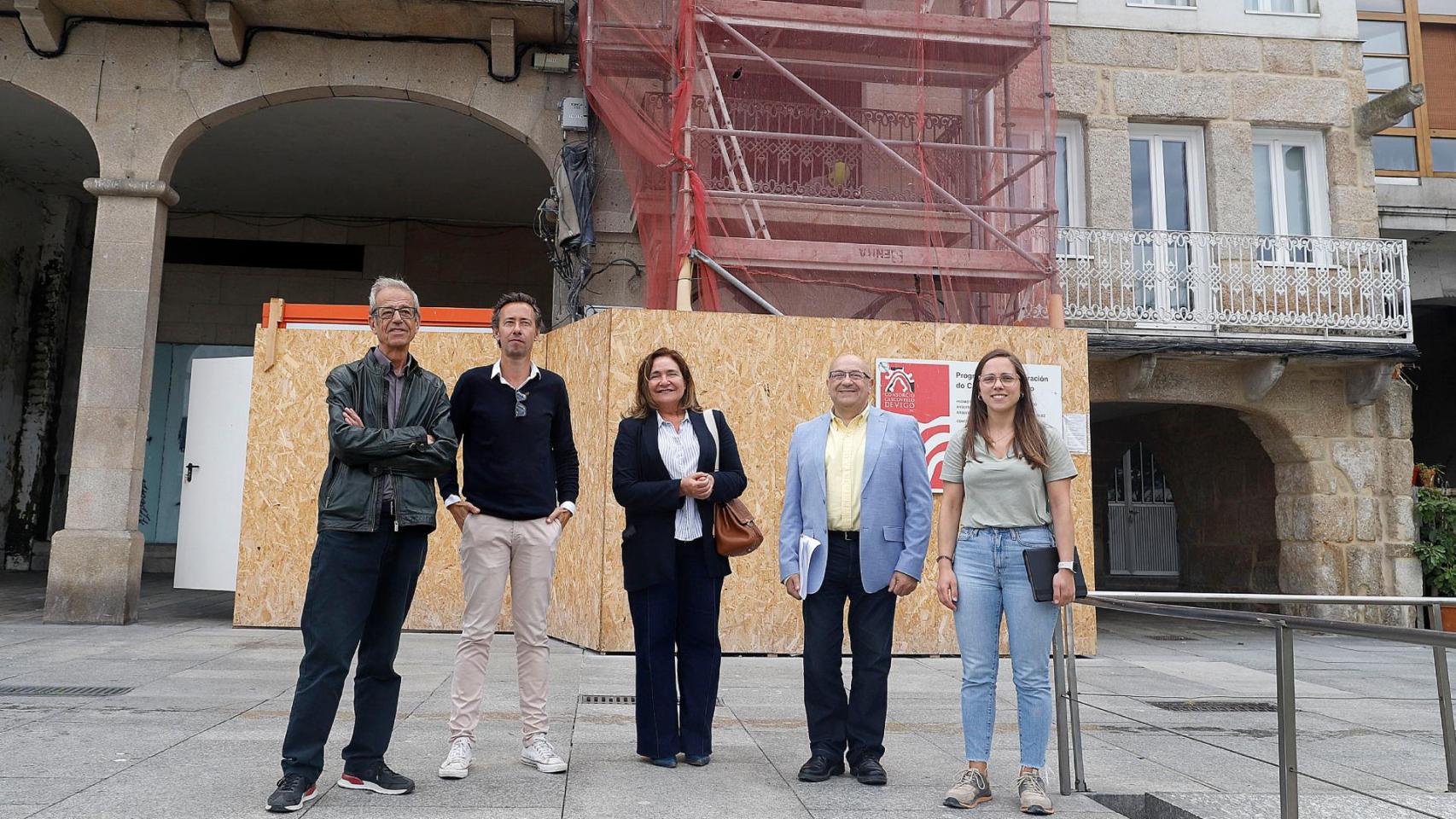 El Consorcio Casco Vello de Vigo inicia la rehabilitación de un inmueble en el Berbés