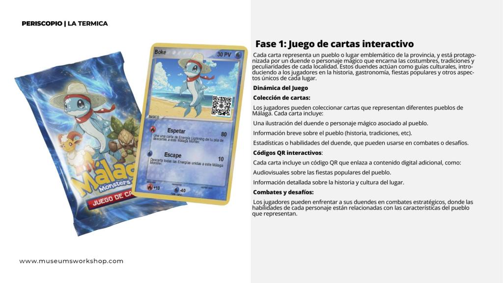 Un ejemplo de la primera fase de Museums Workshop.