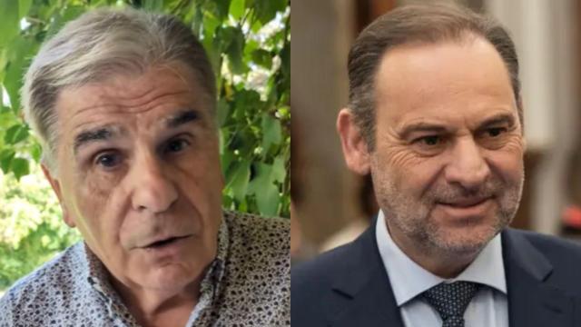 Pedro Ruiz y José Luis Ábalos, en un fotomontaje