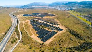 Una planta fotovoltaica de Capital Energy en una imagen de archivo.