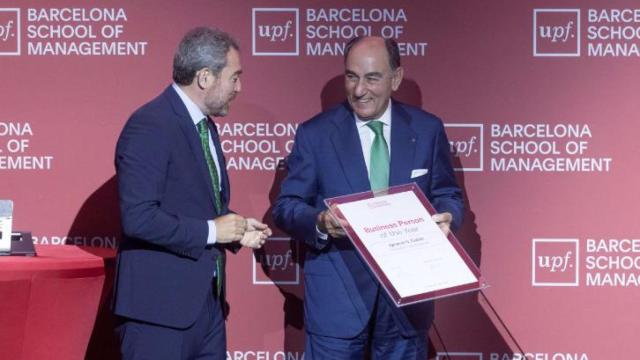 Ignacio Galán, presidente de Iberdrola, recibe el premio Business Person of the Year.