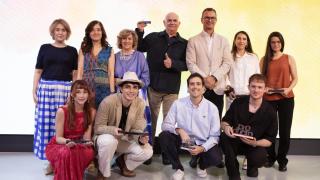 Fotografía de familia de los premiados de la primera edición de los Creative Campus Awards de la  Universidad Europea