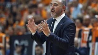 Chus Mateo, en el partido definitivo ante Valencia Basket.