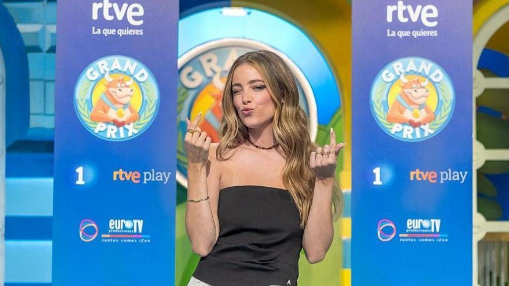 Ángela Fernández, nueva copresentadora de 'El Grand Prix'.
