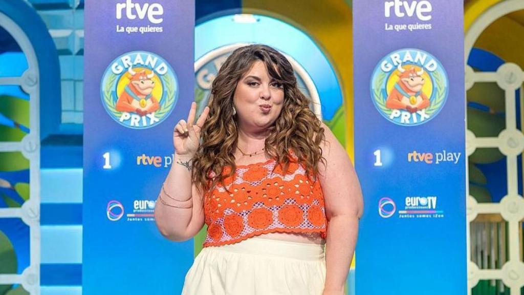 Lalachus, nueva copresentadora de 'El Grand Prix'.