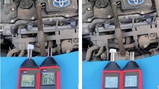 Los investigadores estudiaron la reducción de ruido del material en un motor de gasolina