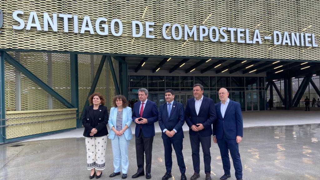 Inauguración de la estación intermodal de Santiago de Compostela.
