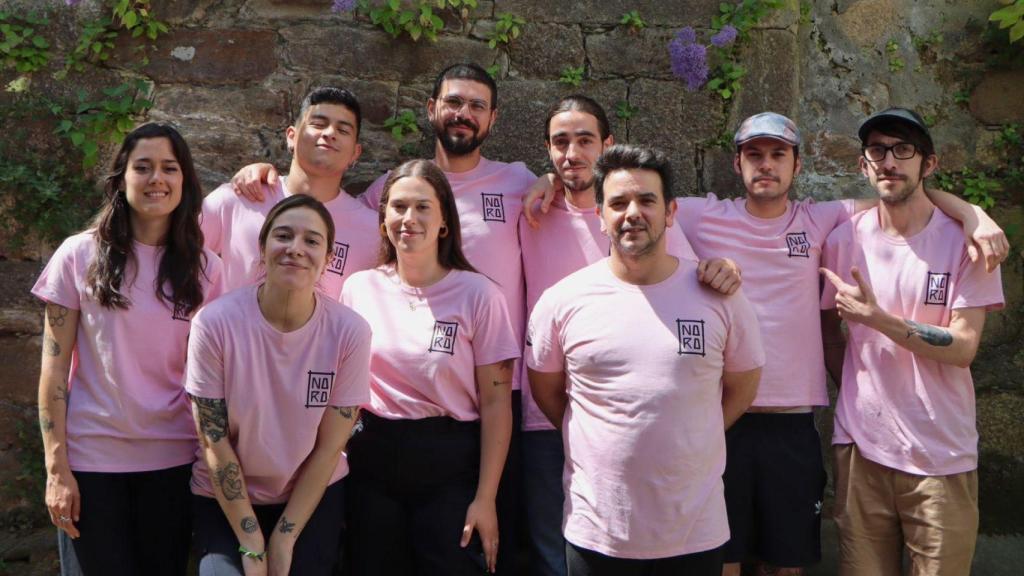 El equipo de Nara Noodle bar.