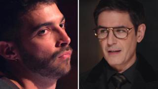 Carlos y Juanra Bonet, concursante y presentador de 'Traitors'.