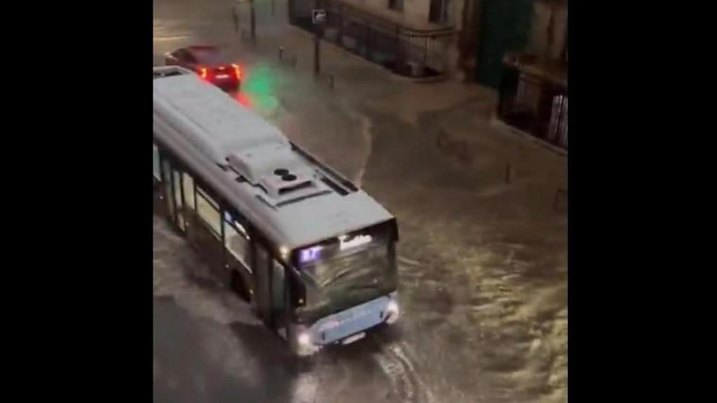Las tormentas provocaron inundaciones en París.