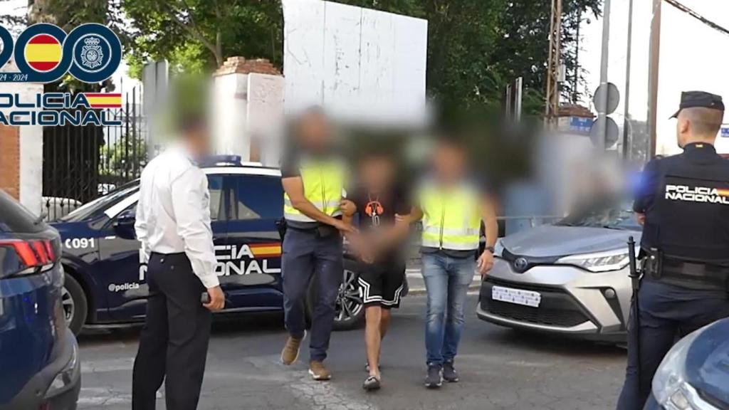 Uno de los detenidos por la Policía Nacional en Ciudad Real.