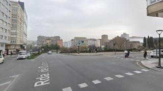Imagen de archivo del cruce entre ronda de Outeiro y la avenida da Sardiñeira en A Coruña.