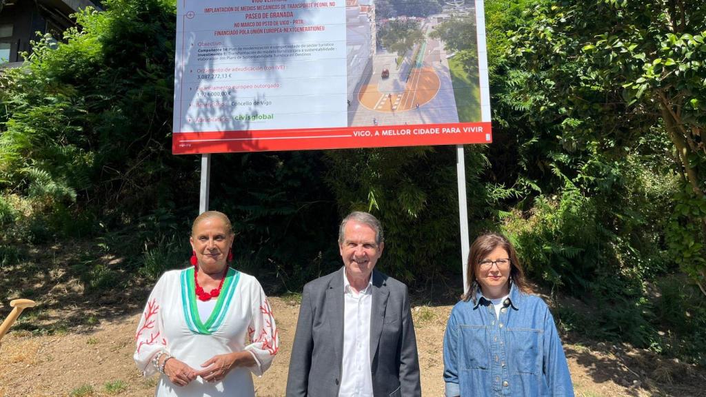 Arranca la humanización del Paseo de Granada con cuatro rampas mecánicas: Vigo no tiene límites