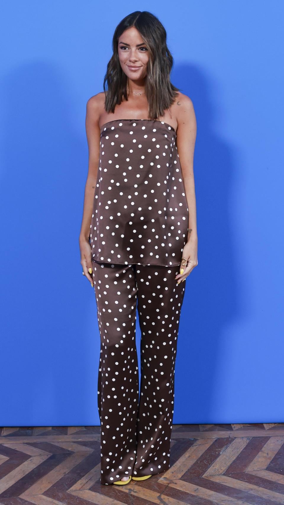 Melyssa Pinto con total look de Zara.