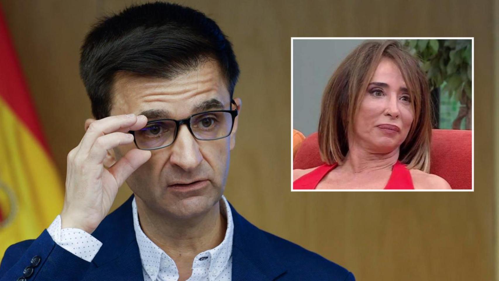 José Pablo López y María Patiño, en un fotomontaje de BLUPER.