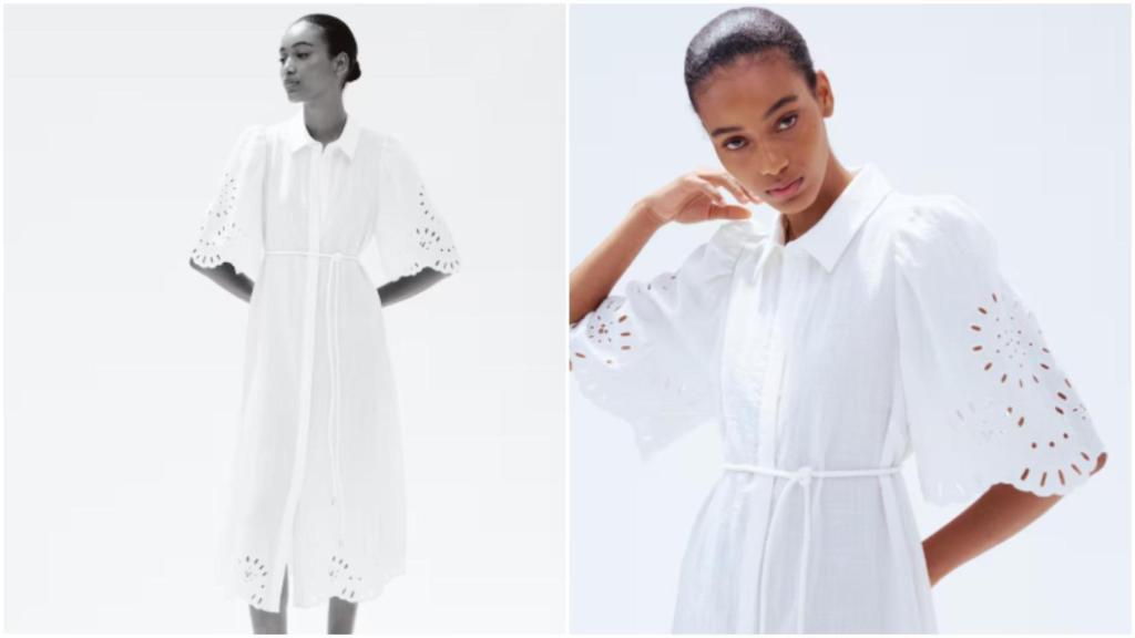 Vestido camisero de H&M. Ref: 1292807004