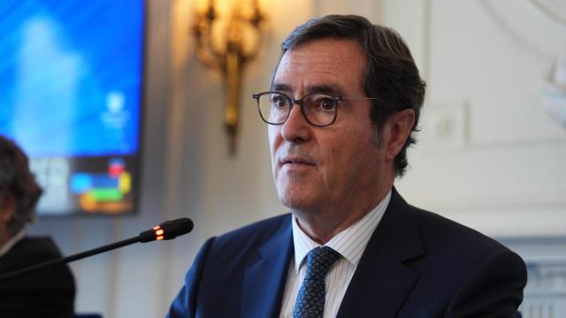 Antonio Garamendi, presidente de la CEOE, en una imagen de archivo.